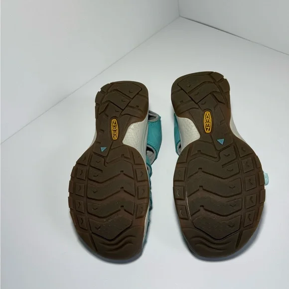 KEEN Astoria West Women’s Sz 7.5 Blue Glass Leather Hiking Shoes Waterproof - Picture 7 of 9